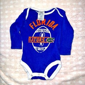 Florida Gators Football Longsleeve Onesie
